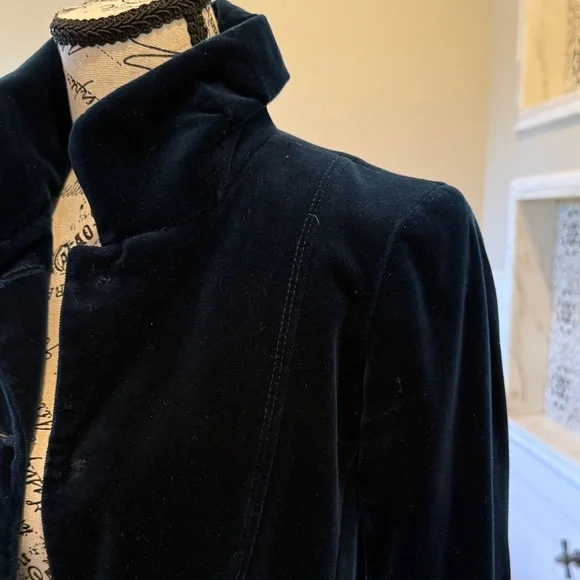 J. Crew Navy Velvet Women's Blazer - Picture 5 of 11